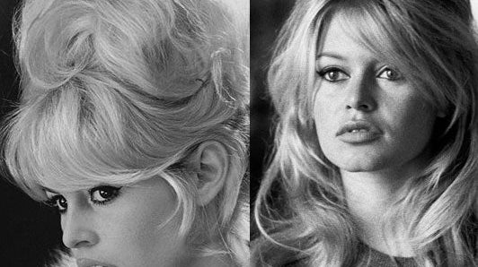 Brigitte Bardot's Half Up Half Down Look