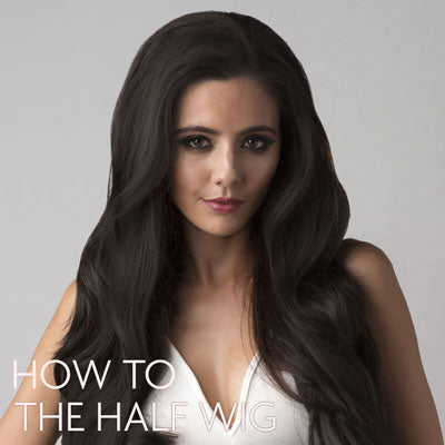What a half wig is, and how to put them on - Tutorial