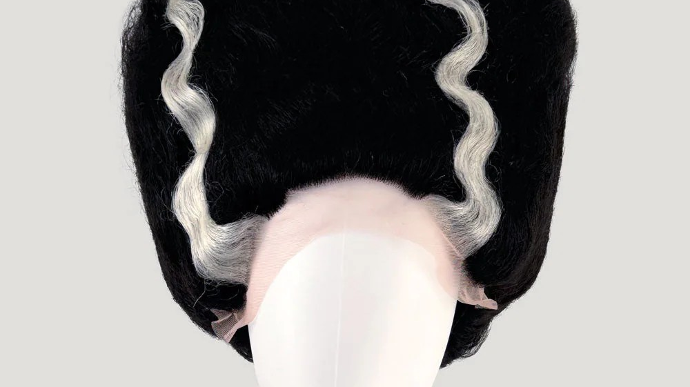 All about our Bride of Frankenstein lace front wig