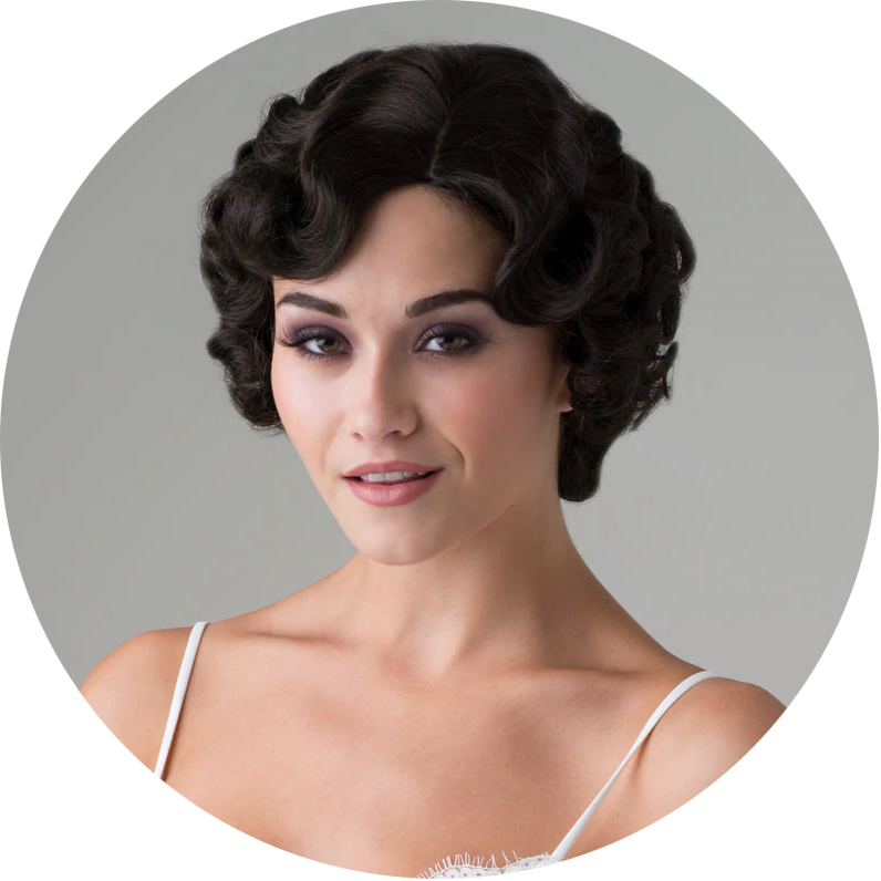 1920s era wigs collection