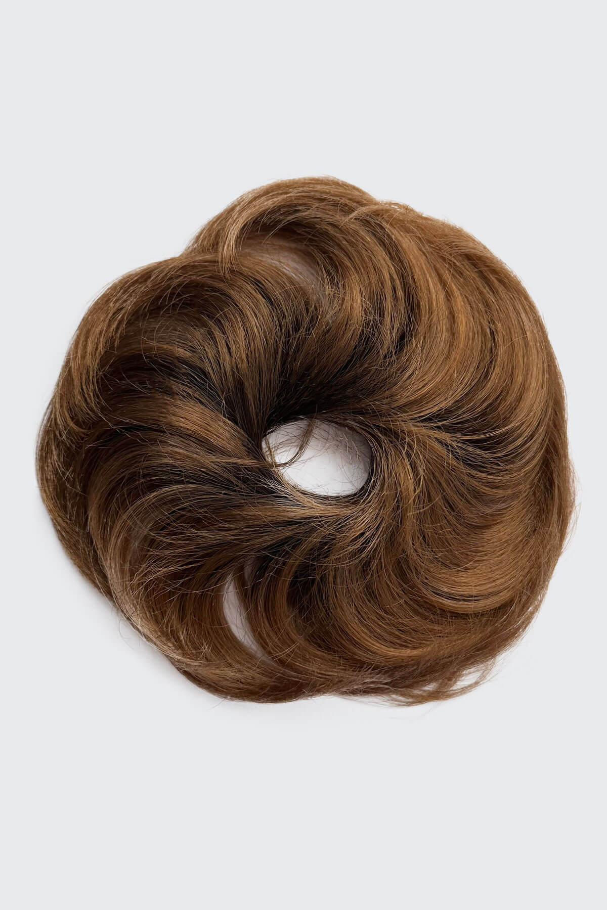 Scrunchie bun hairpiece, easy updo messy bun: Betsy brown and blonde mix 4TN27