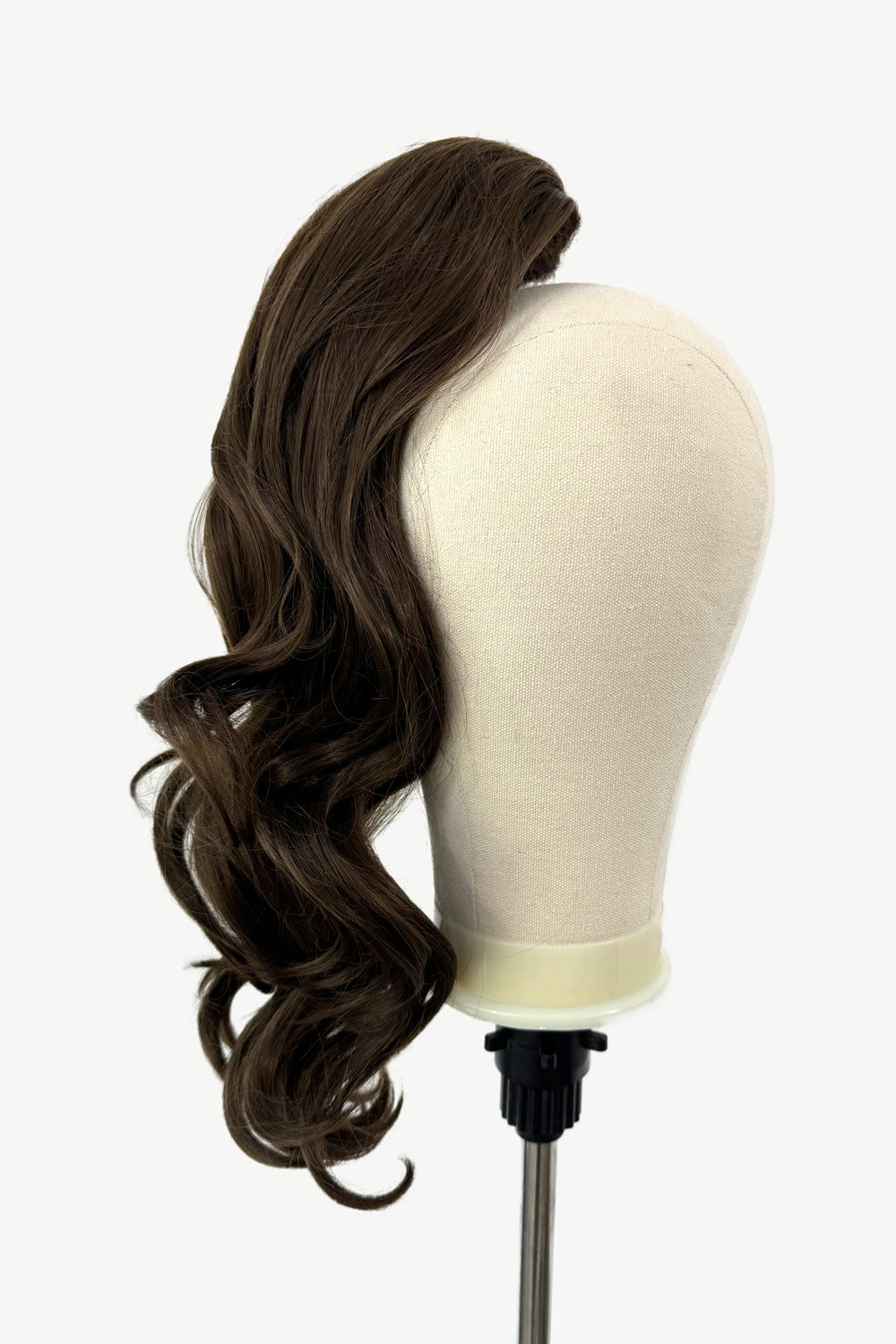 Long ponytail hairpiece, clip-in: Sapphire chestnut brown 8