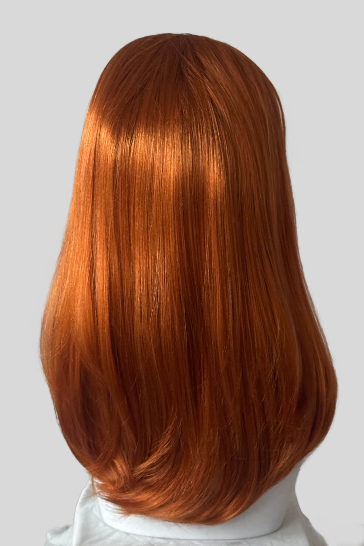 Headband half wig hairpiece, long and straight: Isla ginger