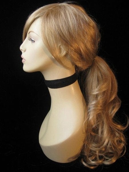Annabelle's Wigs synthetic wig Light blonde wig with big loose curls, extra long: Eva