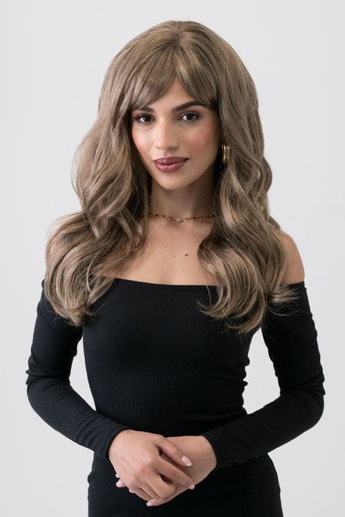 Annabelle's Wigs synthetic wig Light brown wig with ash blonde highlights