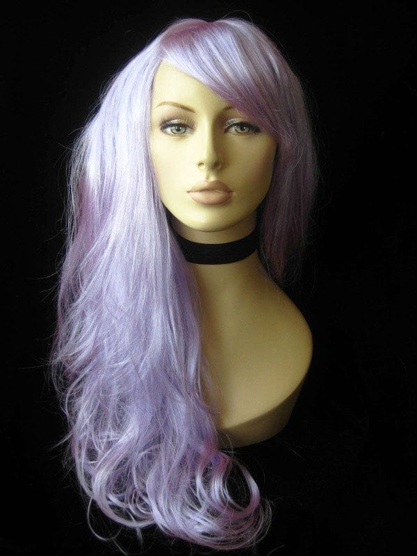 Annabelle's Wigs synthetic wig Long purple wig with soft tumbling curls: Violet