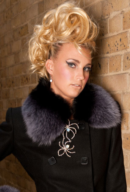 Clip-in ponytail hair piece extension, flexihair: Poppy creamy blonde 613