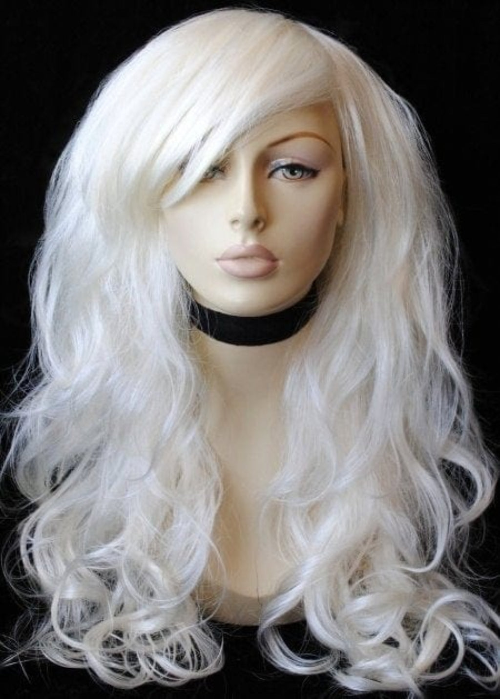 Annabelle's Wigs synthetic wig Light blonde wig with big loose curls, extra long: Eva