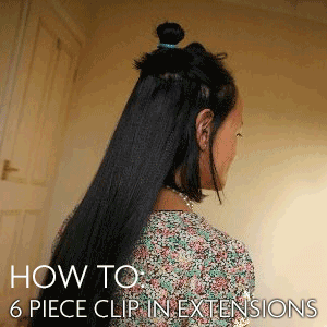 How to fit your 6 piece extensions: Tutorial