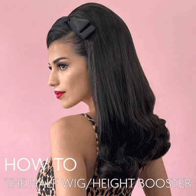 Half wig and height booster ring: Tutorial