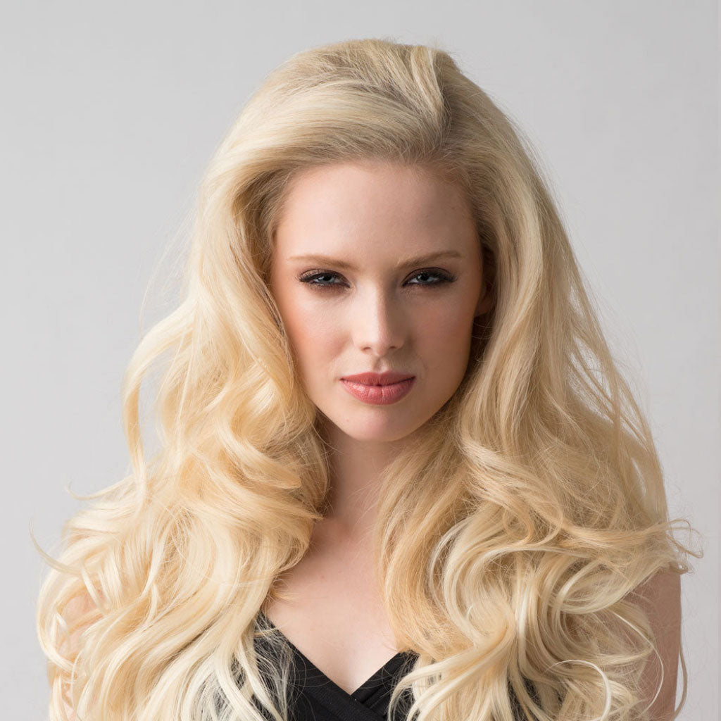 Blonde half wigs collection