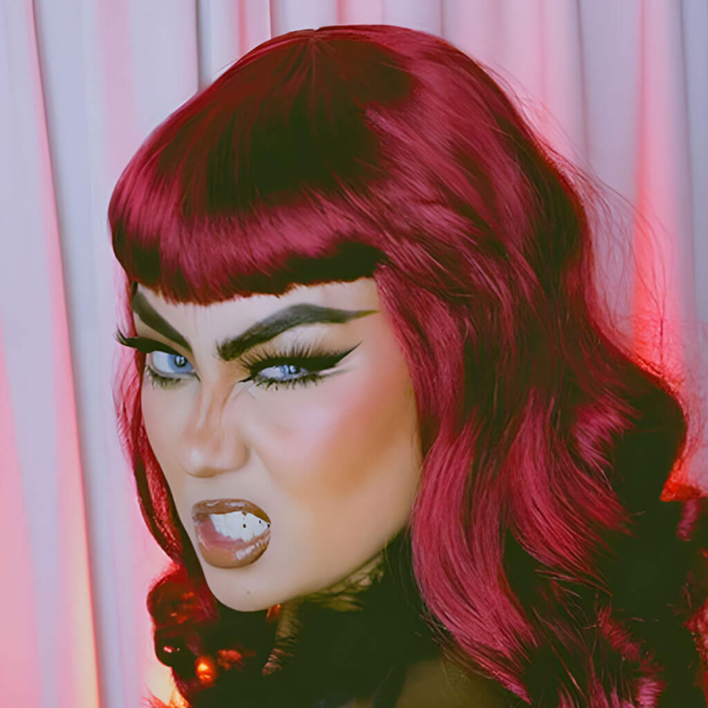 Red wigs collection