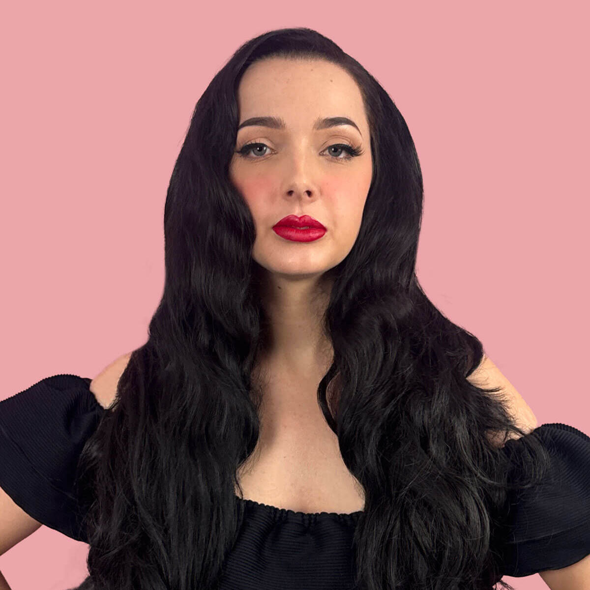 Black half wigs collection