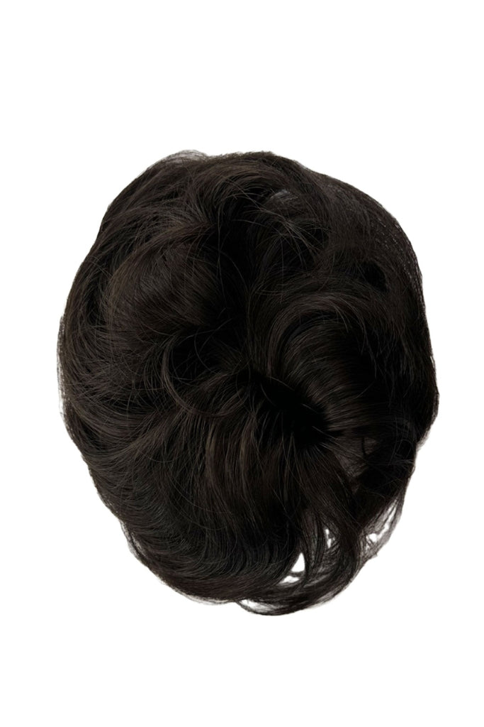 Scrunchie bun hairpiece, easy updo messy bun: Betsy colour dark brown 4
