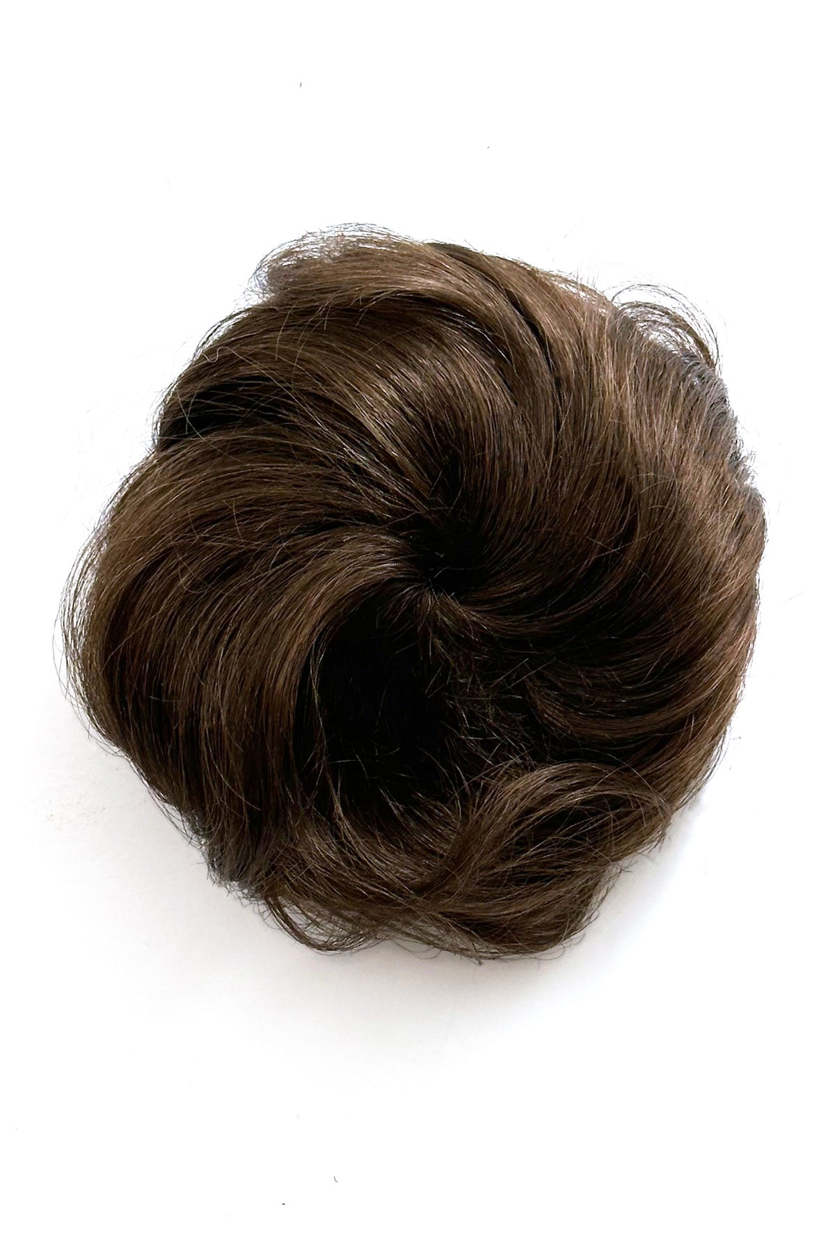 Curly bun hairpiece, rockabilly style: Toni chestnut brown 8