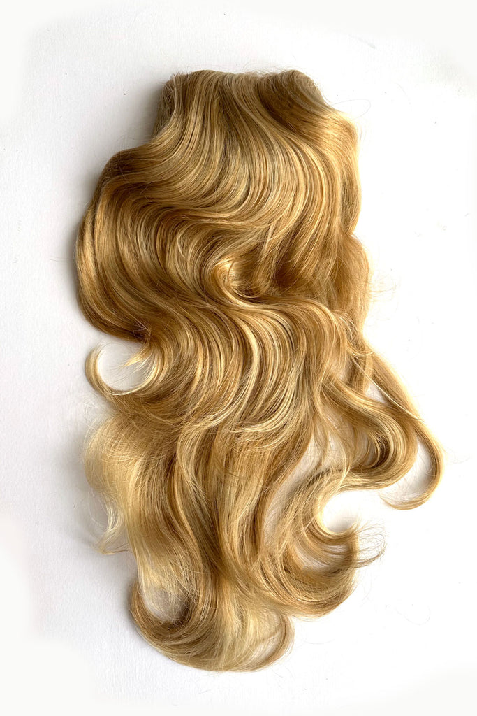 Double volume hairpiece extension: Naomi blonde 24BH613