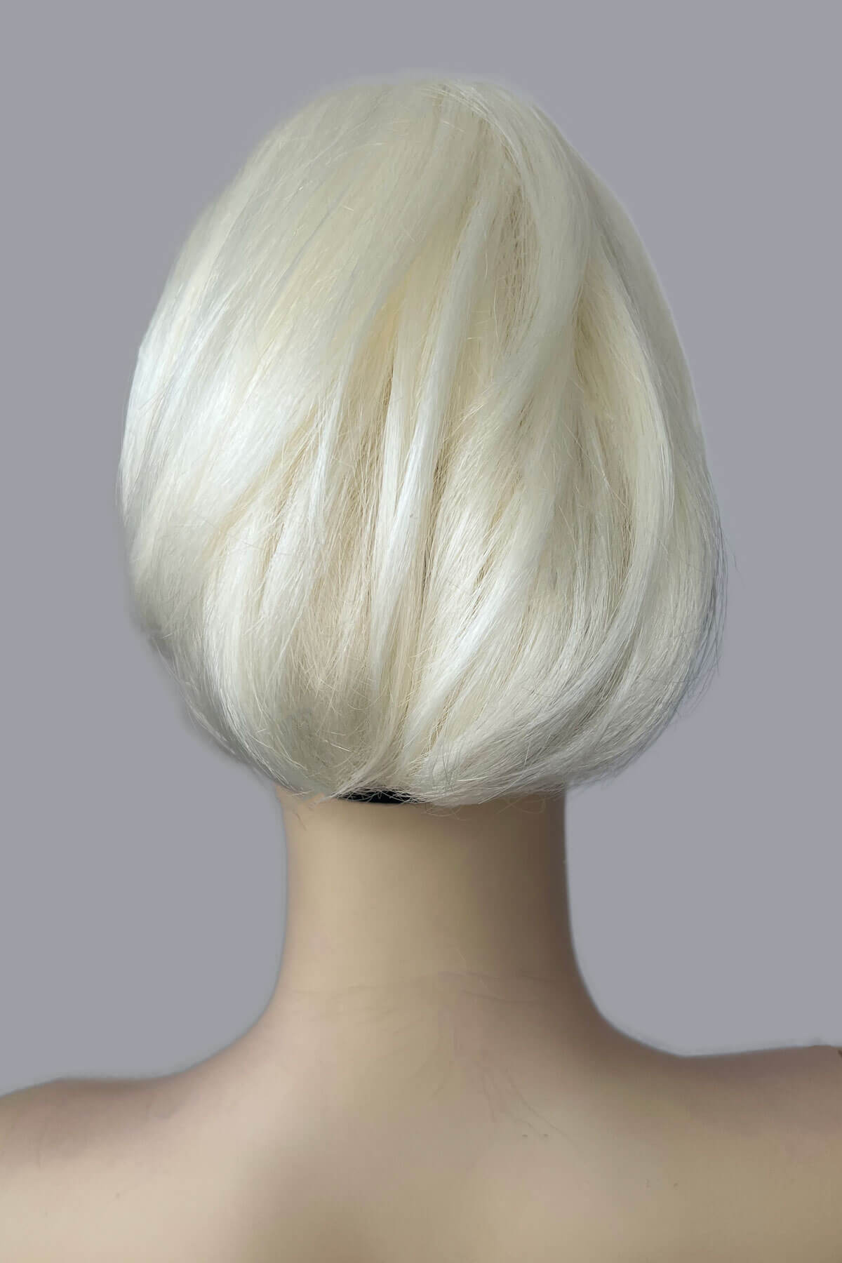 Short beehive ponytail hairpiece: Sherri platinum 1001