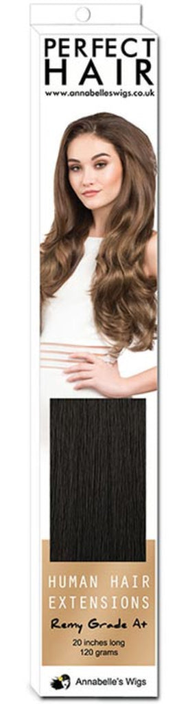 Human Hair Extensions, remy hair Black 1B