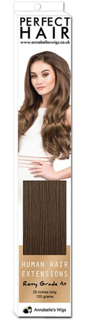 Human Hair Extensions, remy hair brown-6
