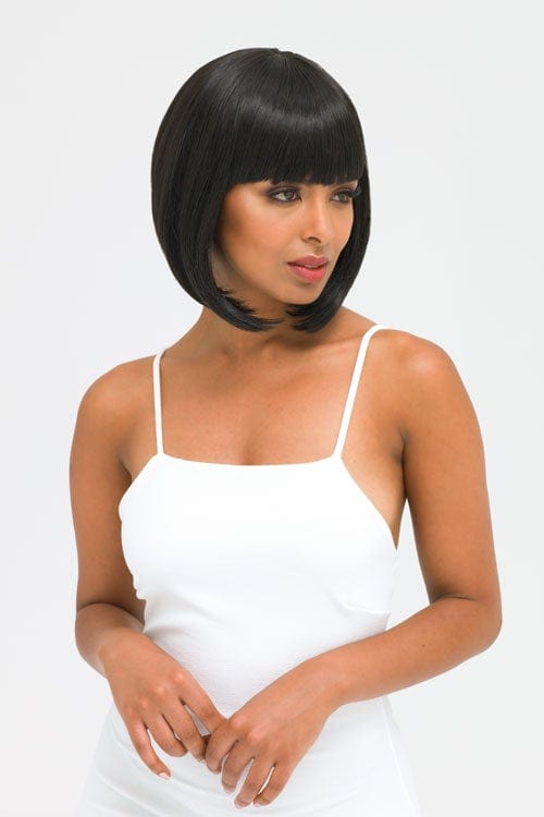 Annabelle's Wigs synthetic wig Black inverted bob wig: Chloe