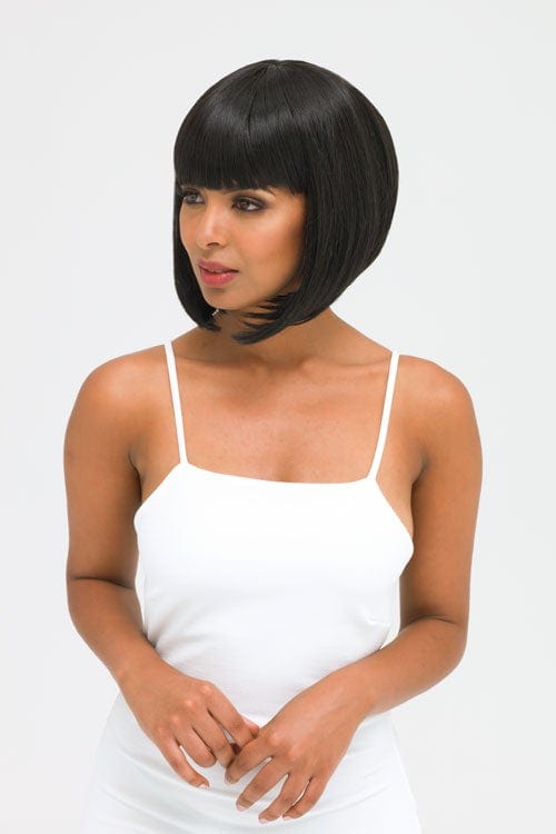 Annabelle's Wigs synthetic wig Black inverted bob wig: Chloe