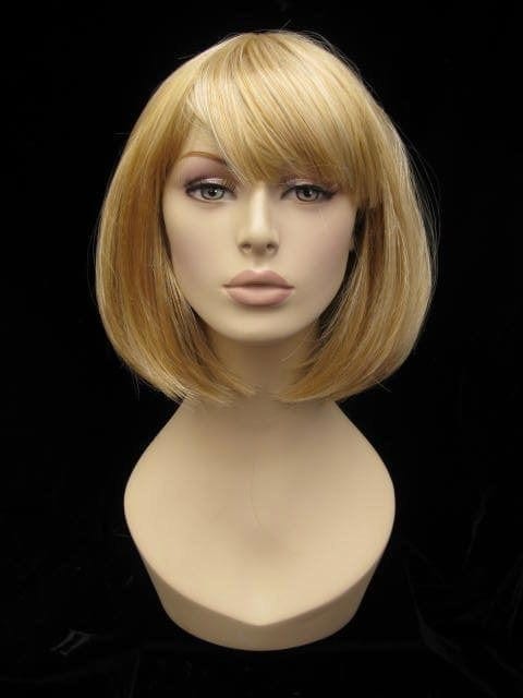 Blonde inverted bob wig golden blonde 24BH613: Rhiannon