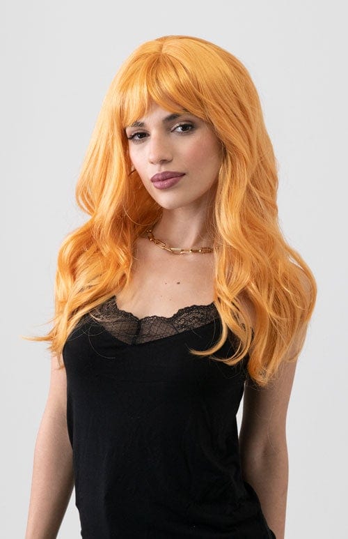 Golden blonde wig with long cascading waves freeshipping - AnnabellesWigs