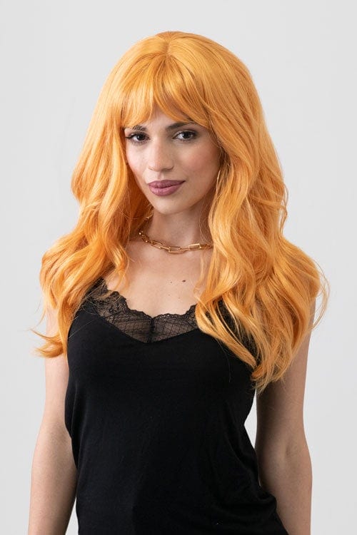 Annabelle's Wigs synthetic wig Golden blonde wig with long cascading waves