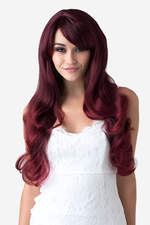 Annabelle's Wigs synthetic wig Long red wig with black lowlights: Anji