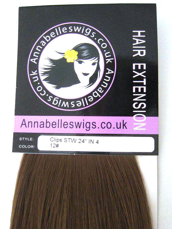Clip-in hair extensions, 6 piece, full head, 150g AnnabellesWigs