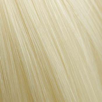 High crown long straight and layered half wig and volume ring platinum: Juliette Annabelles Wigs