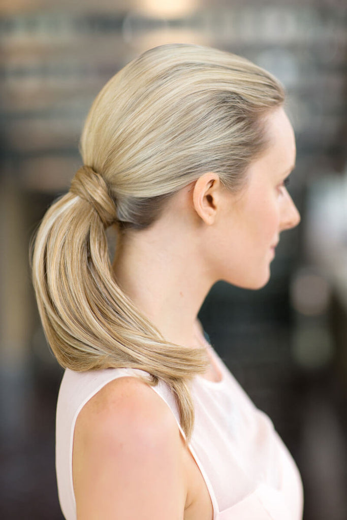 Sleek ponytail extension hairpiece, Flexihair: Jasmin