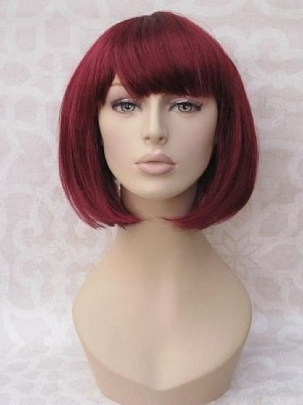 Red inverted bob wig Red inverted bob wig, short and chic: Flavia Annabelles Wigs